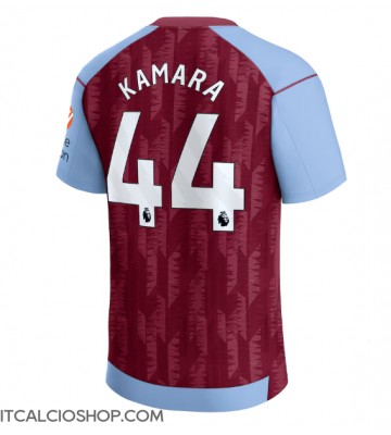 Aston Villa Boubacar Kamara #44 Prima Maglia 2023-24 Manica Corta